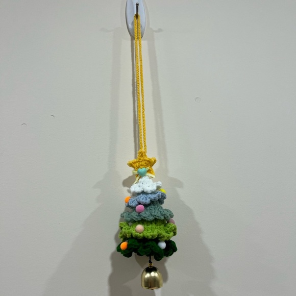 2 pcs Colorful Crochet Christmas Tree Ornaments 📦 2 for 35 📦 - Picture 3 of 7